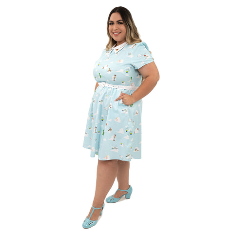 Pixar Stitch Shoppe Toy Story Friends "Gemma" Collared Dress