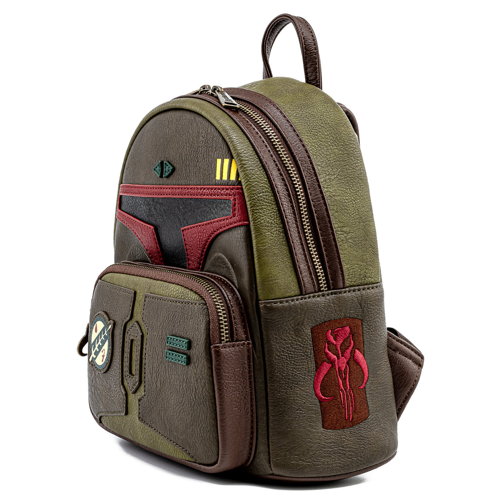 Boba Fett Cosplay Mini Backpack Side View-zoom