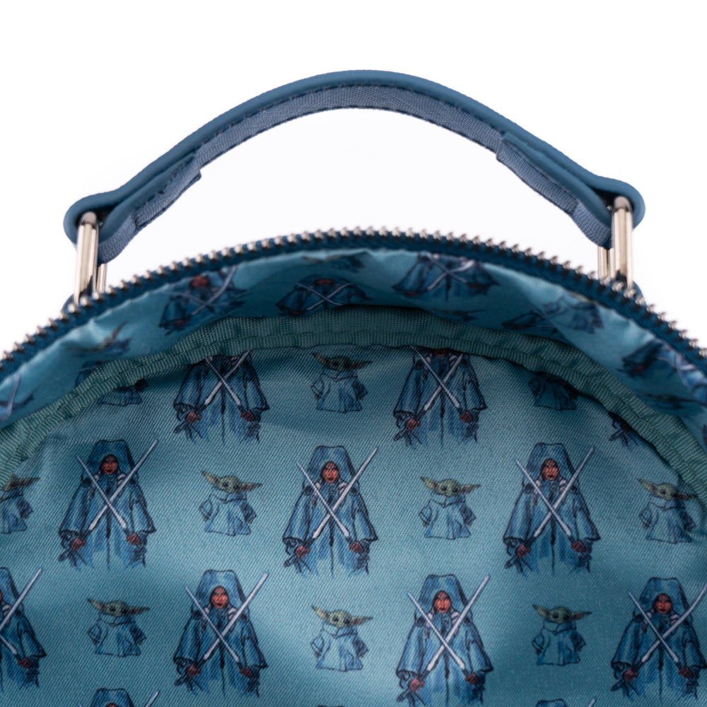 NYCC 2021 Virtual Con Exclusive - Star Wars The Mandalorian Ahsoka and Grogu Mini Backpack Inside Lining View-zoom