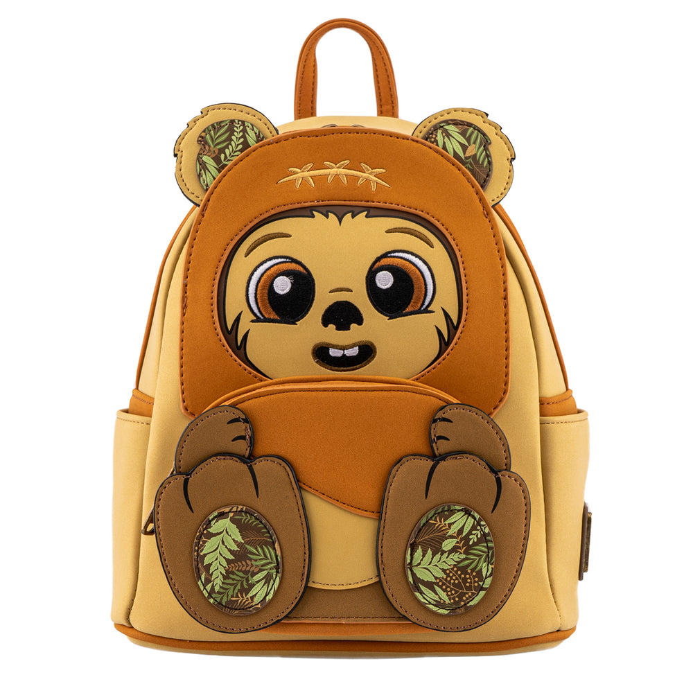 Star Wars Wicket W. Warrick Cosplay Mini Backpack Front View-zoom