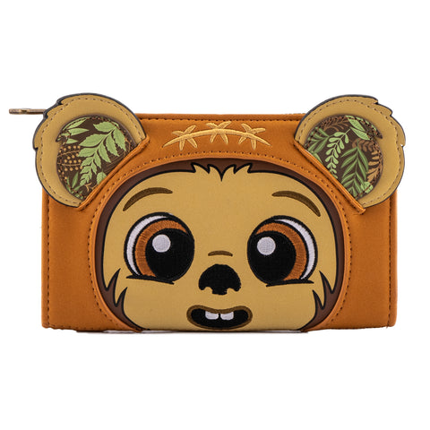 Star Wars Wicket W. Warrick Cosplay Flap Wallet Front View