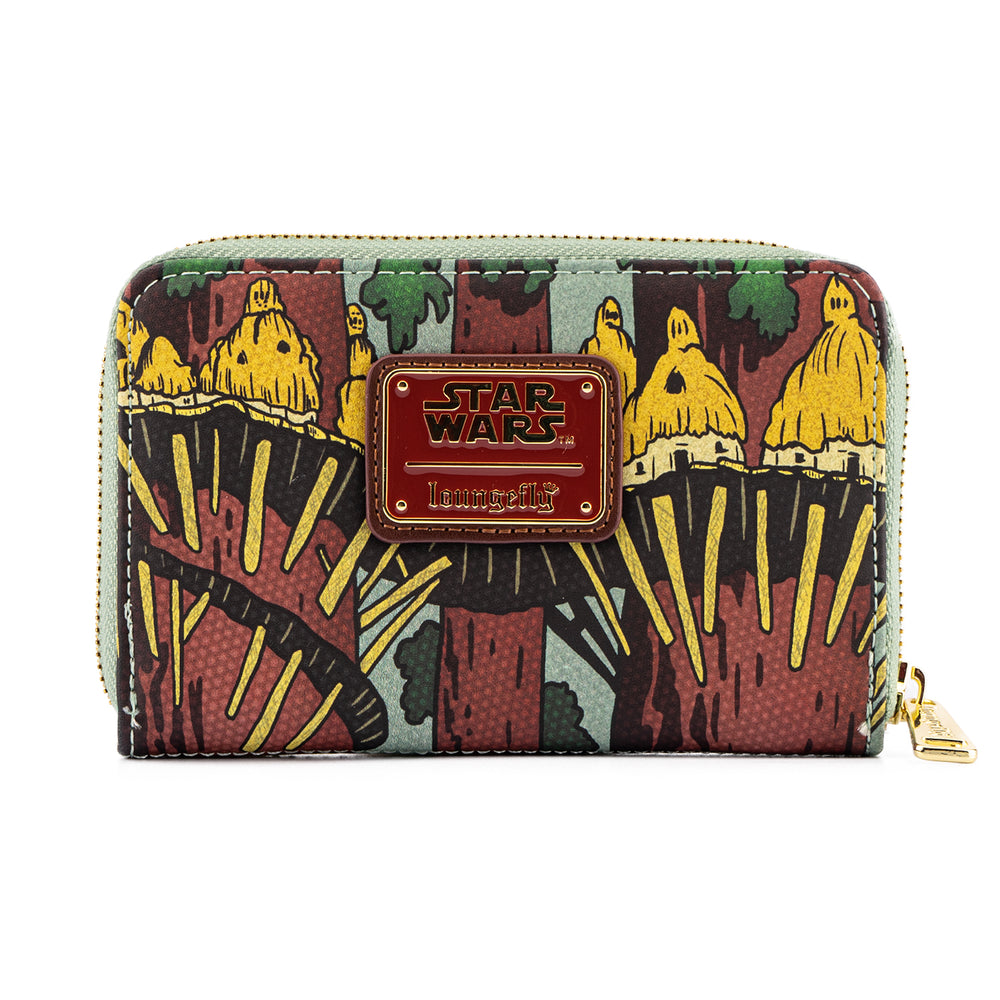 Exclusive - Ewoks and Droids Zip Around Wallet Back View-zoom