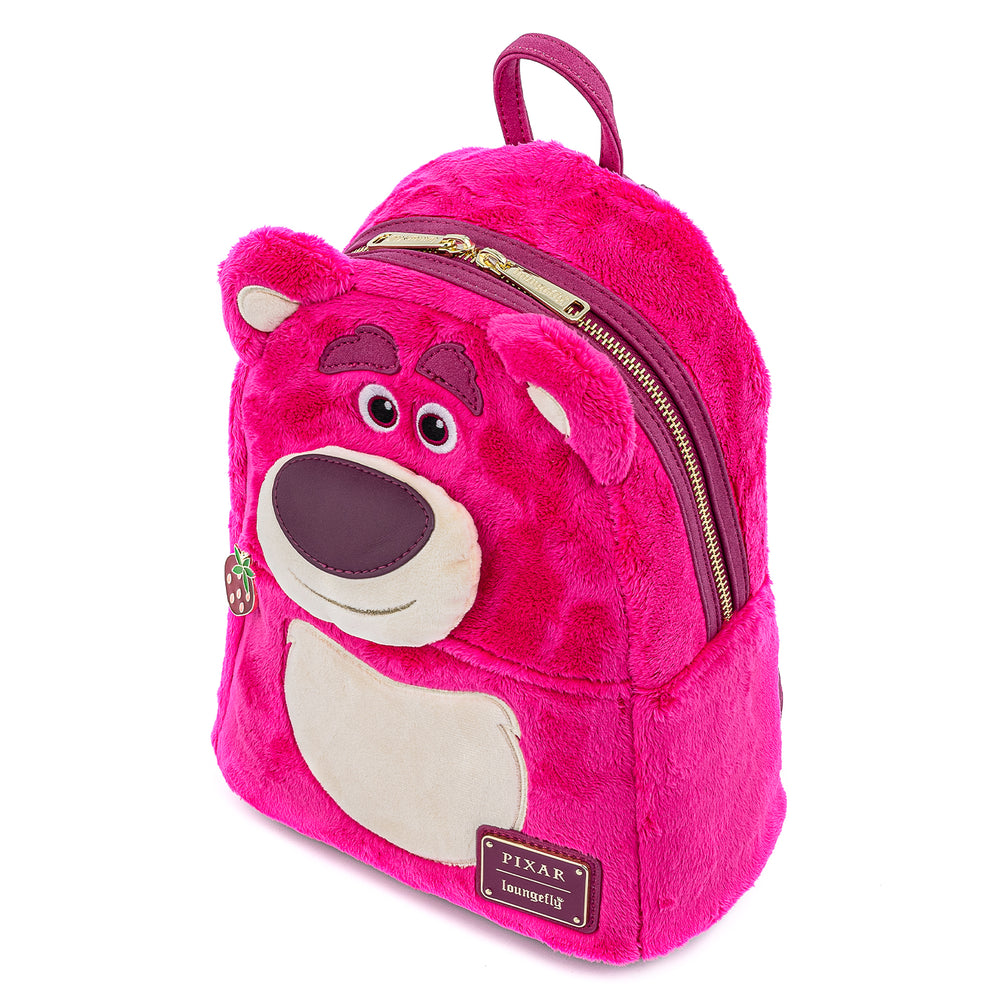 Pixar Lotso Cosplay Cosplay Plush Mini Backpack Front Side View-zoom