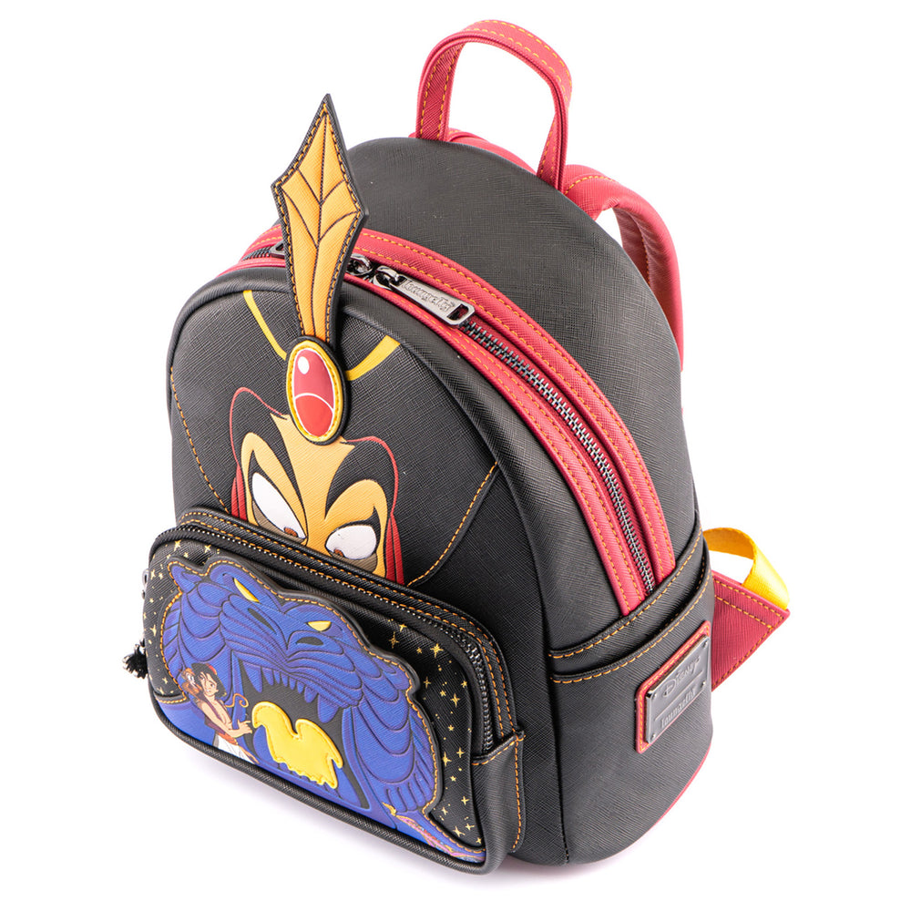 Disney Aladdin Jafar Villains Scene Mini Backpack Top Side View-zoom