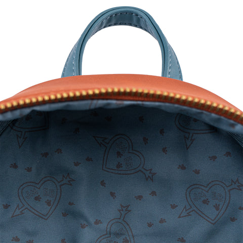 Lady and the Tramp Cosplay Mini Backpack Inside Lining View