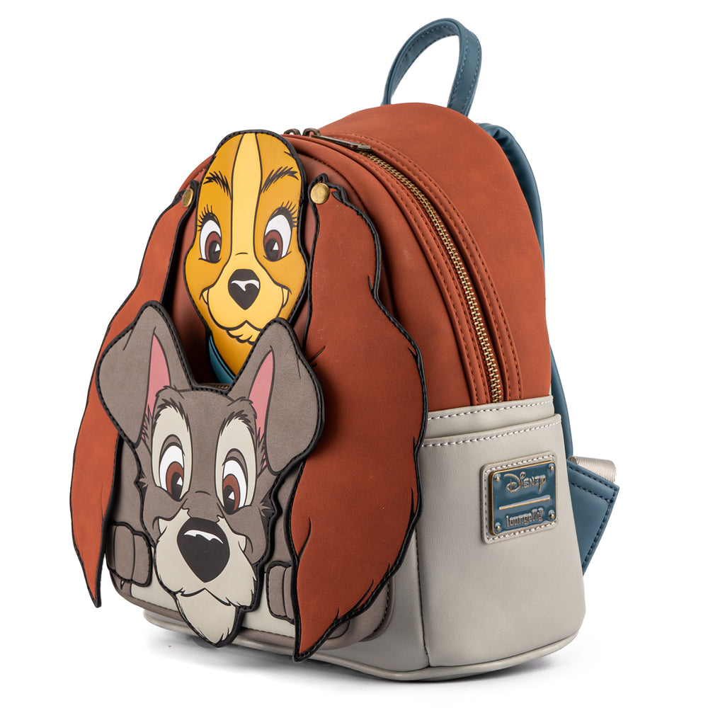 Lady and the Tramp Cosplay Mini Backpack Side View-zoom