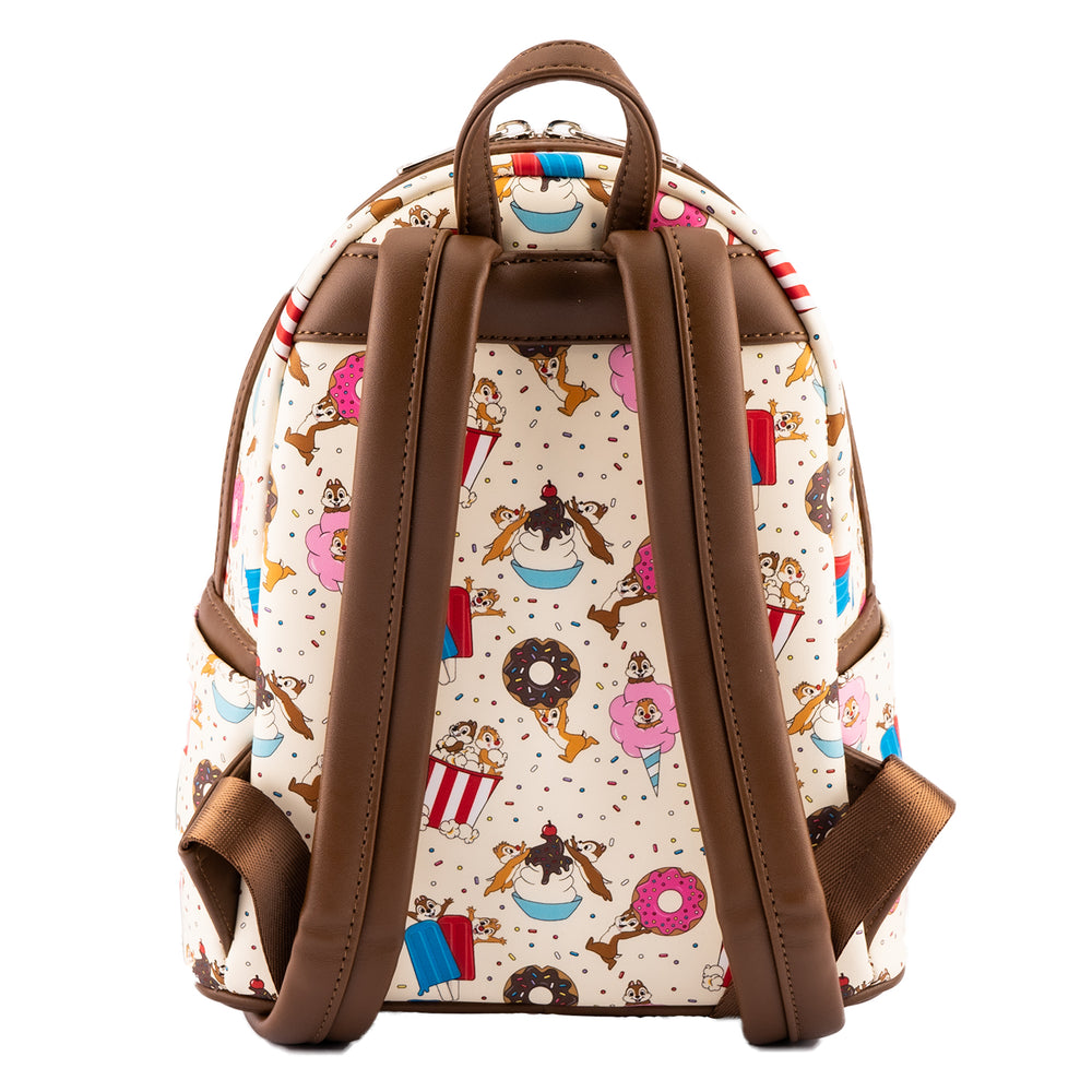 Disney Chip and Dale Sweet Treats Mini Backpack Back View-zoom