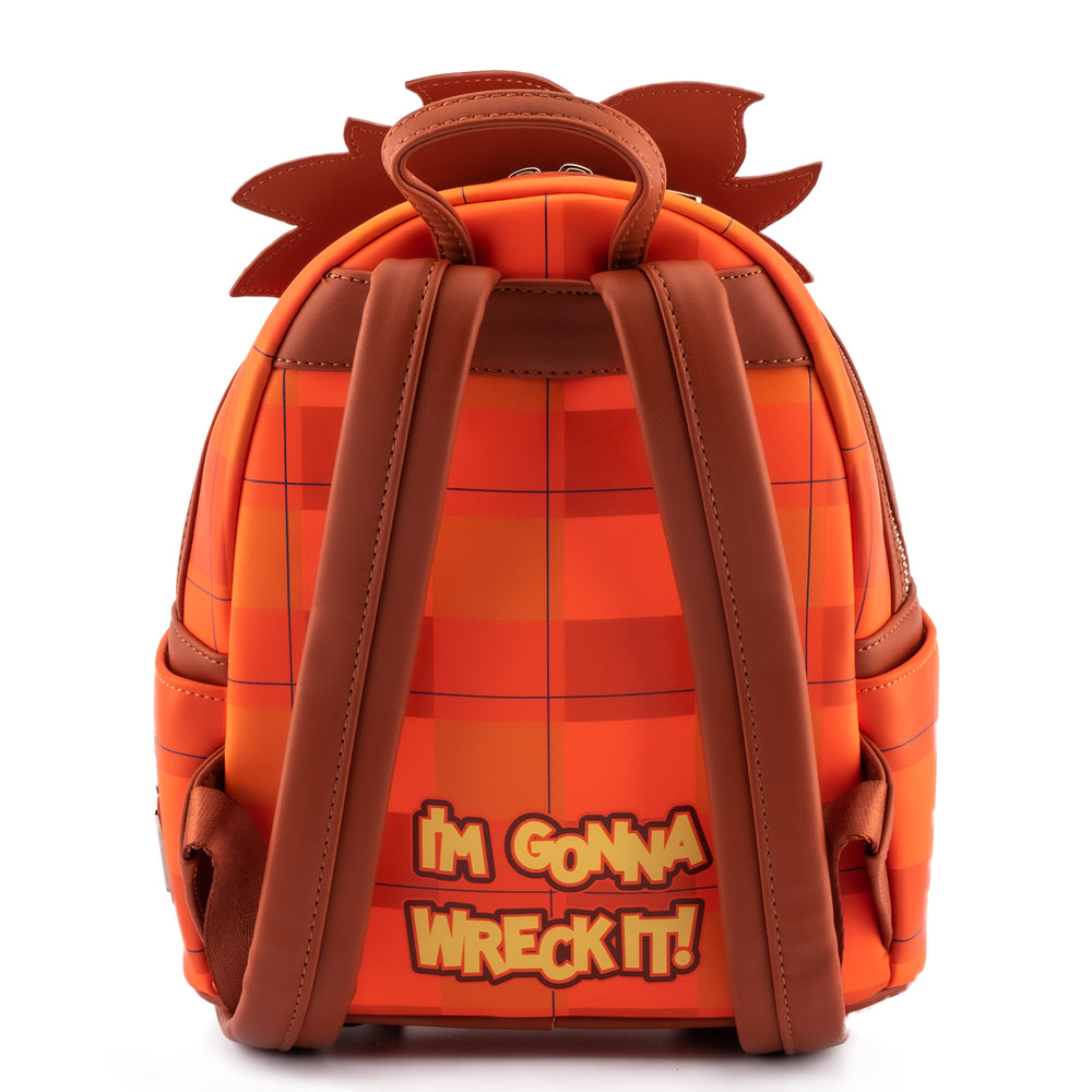 Disney Wreck-It Ralph Cosplay Mini Backpack Back View-zoom