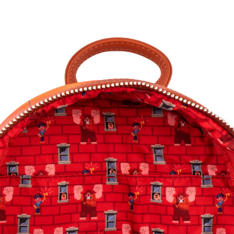 Disney Wreck-It Ralph Cosplay Mini Backpack Inside Lining View