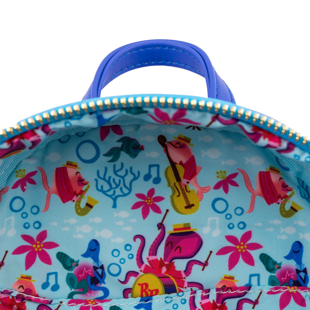 Disney Bedknobs and Broomsticks Underwater Mini Backpack Inside Lining View-zoom