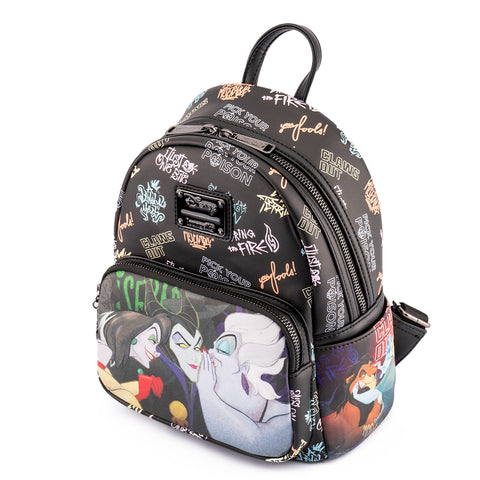 Villains Club Mini Backpack Top Side View