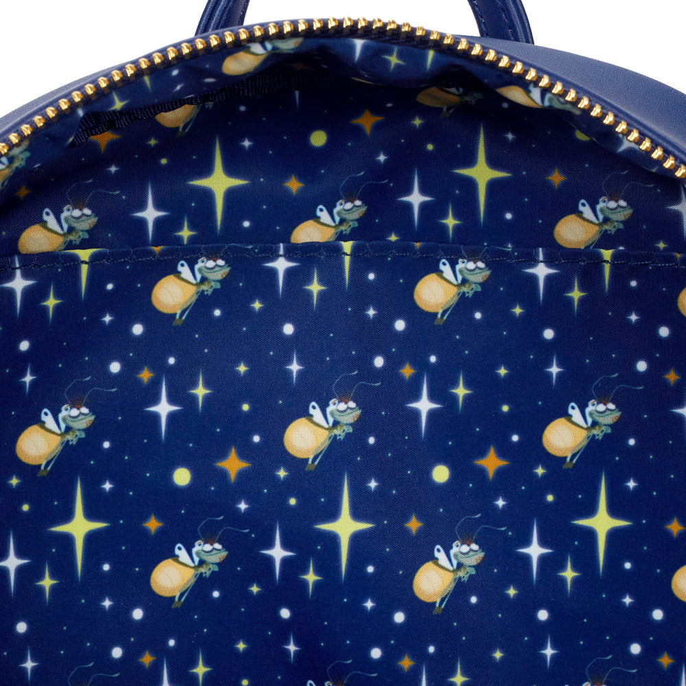 Exclusive - Princess Tiana and the Frog Bayou Scene Light Up Mini Backpack Inside Lining View-zoom