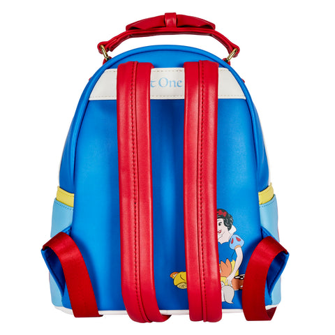 Snow White Bow Cosplay Mini Backpack Back View