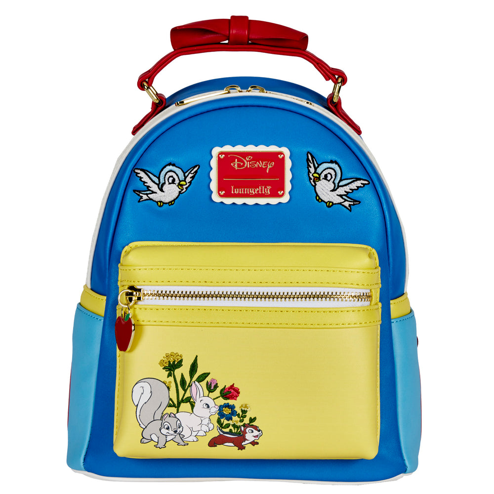 Snow White Bow Cosplay Mini Backpack Front View-zoom