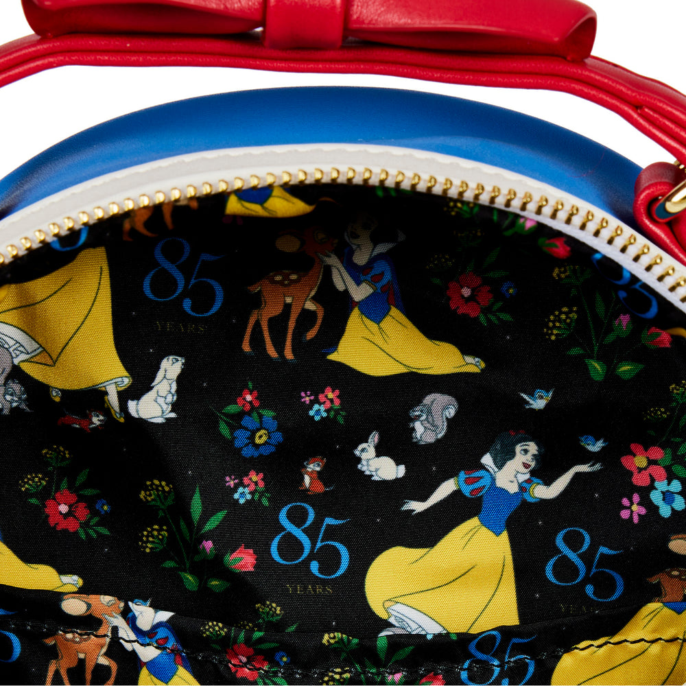 Snow White Bow Cosplay Mini Backpack Inside Lining View-zoom