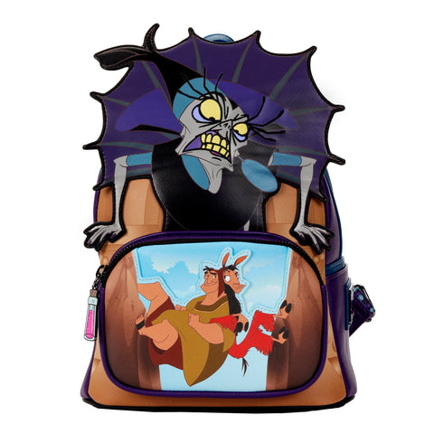 The Emperor's New Groove Yzma Villains Scene Mini Backpack Front View