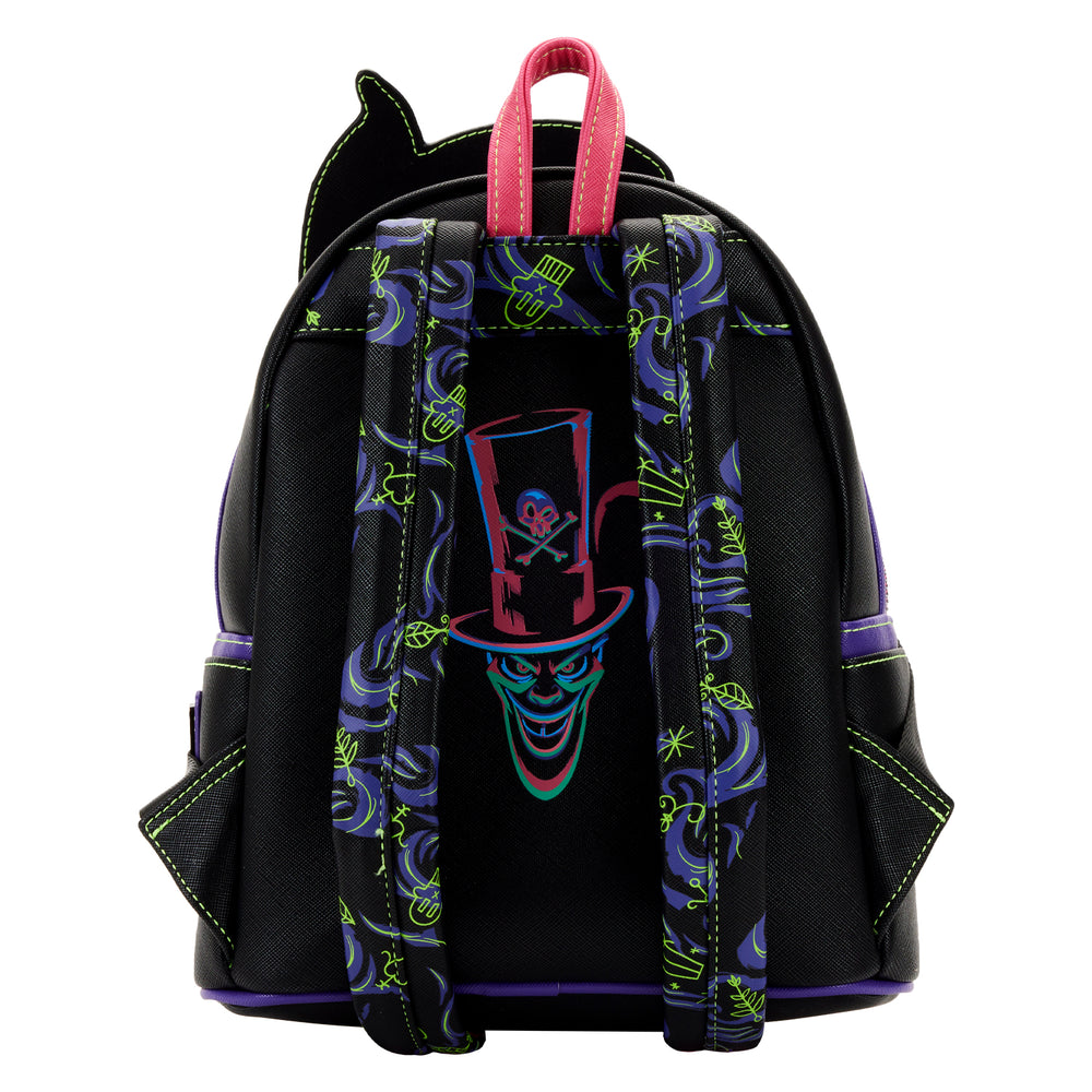 The Princess and the Frog Dr. Facilier Glow and Lenticular Mini Backpack Back View-zoom