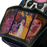The Princess and the Frog Dr. Facilier Glow and Lenticular Mini Backpack Closeup View