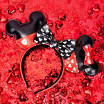 Mickey and Minnie Mouse Love Ears Headband Lifestyle View