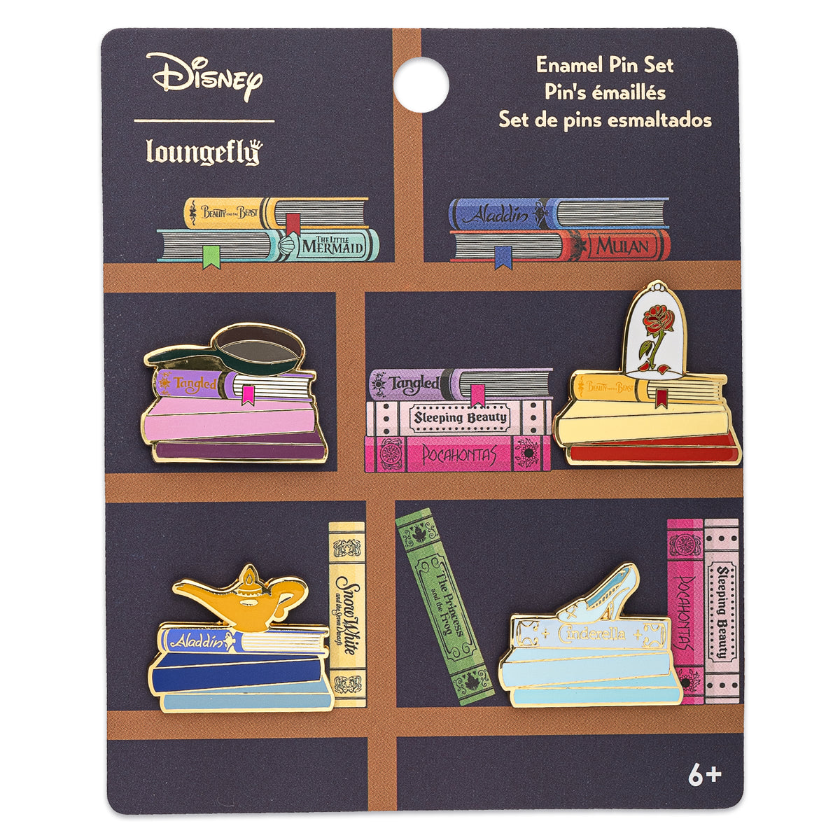 Disney Princess Books Classics Loungefly Blind Box Pin Set - Disney Pins  Blog