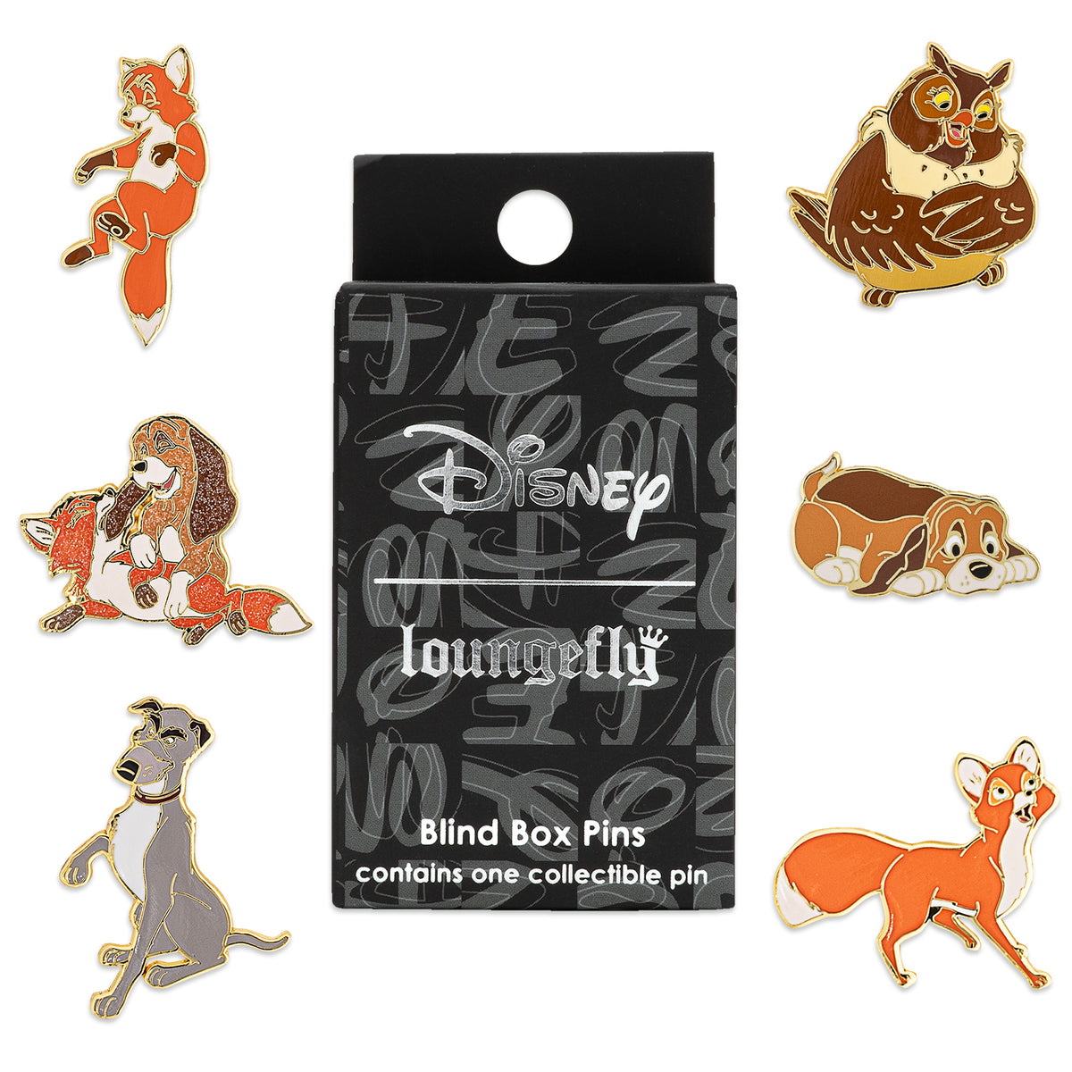 Disney Fox and The Hound Classic Book 3 Collector Box Pin