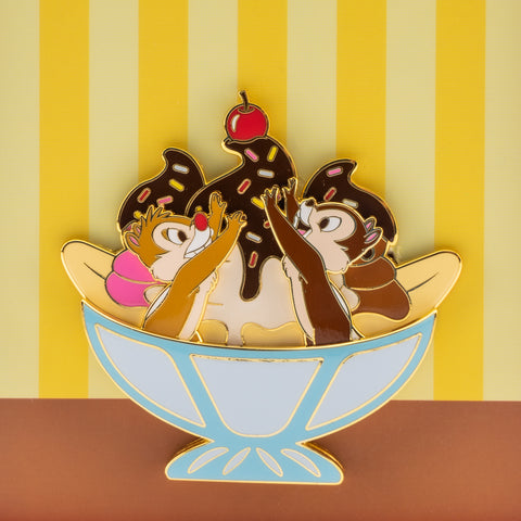 Chip and Dale Sweet Treats Sliding Pin Front Sliding View