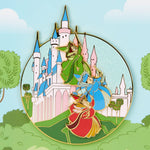 Sleeping Beauty Fairies Sliding Pin Closeup Movement View