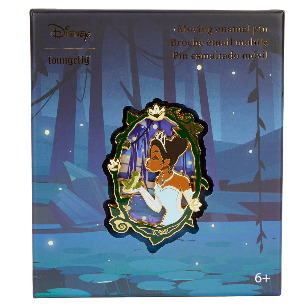 Princess Tiana and the Frog Moving Pin Front View in Box-zoom