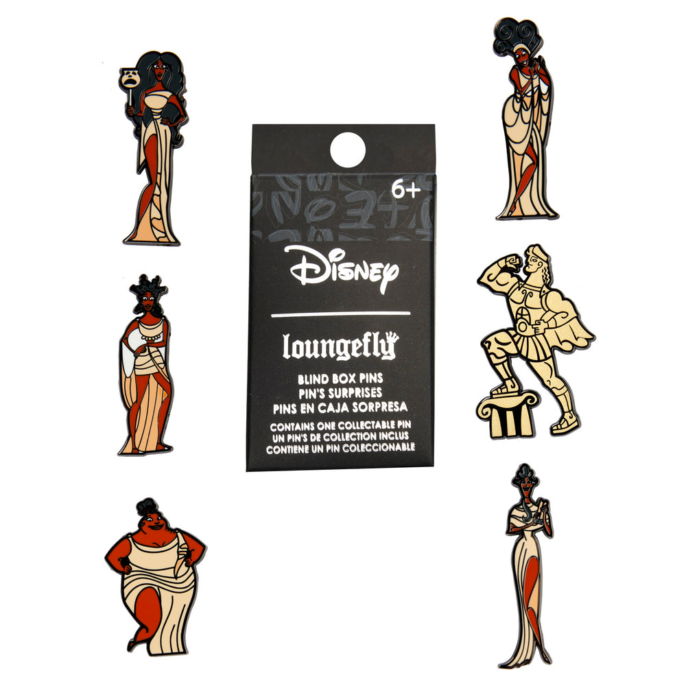 Hercules Muses Blind Box Pin Front View-zoom