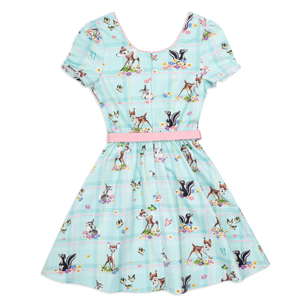 Disney Stitch Shoppe Bambi "Laci" Dress Back Flat View-zoom