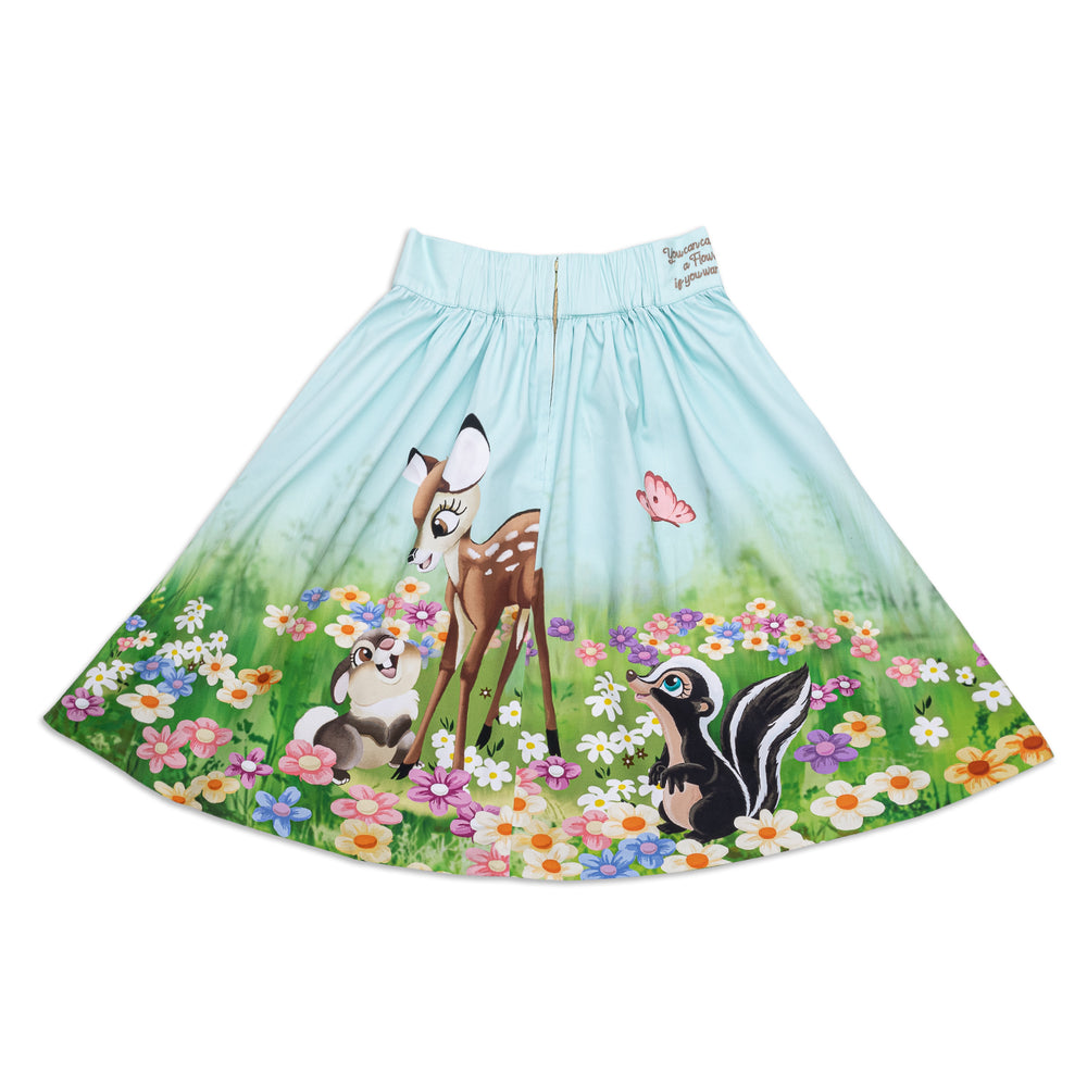 Disney Stitch Shoppe Bambi "Sandy" Skirt Back Flat View-zoom