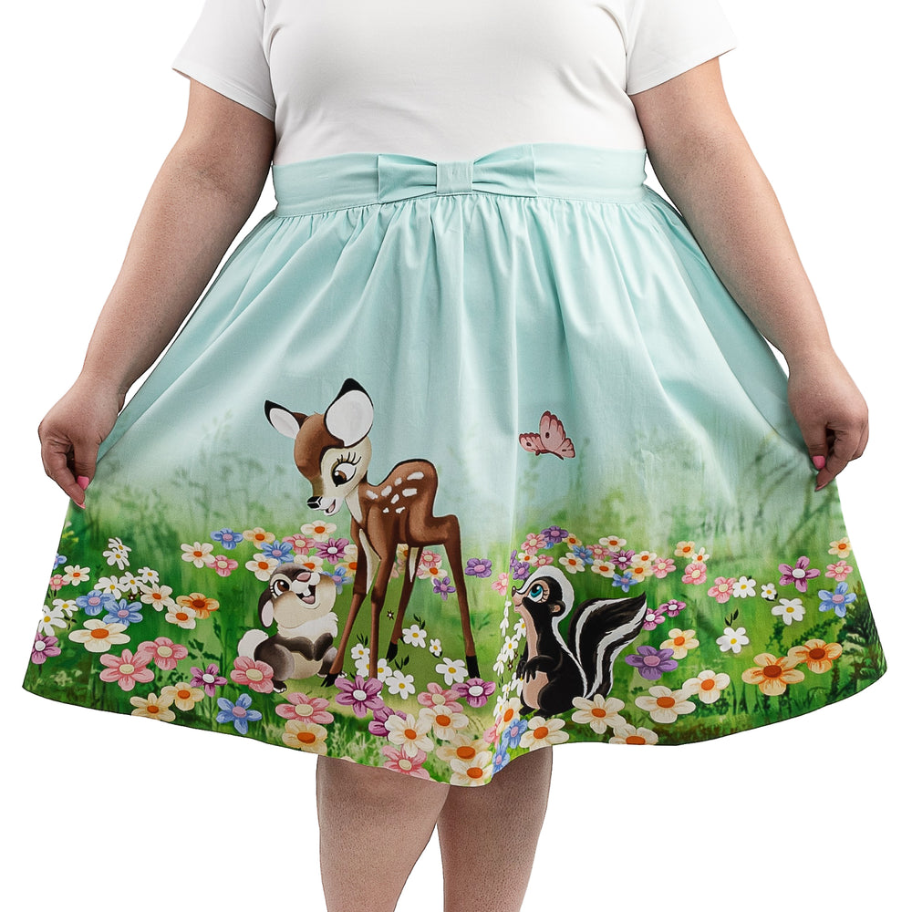 Disney Stitch Shoppe Bambi "Sandy" Skirt Front Model View-zoom