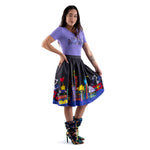 Disney Stitch Shoppe Villains Books "Sandy" Skirt Side Full Model View