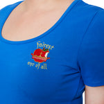 Stitch Shoppe Snow White Fairest One of All Kelly Fashion Top Closeup Embroidery View