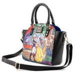 Disney Beauty and the Beast Belle Castle Crossbody Bag Inside Side View