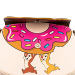 Disney Chip and Dale Sweet Treats Crossbody Bag Inside Flap View