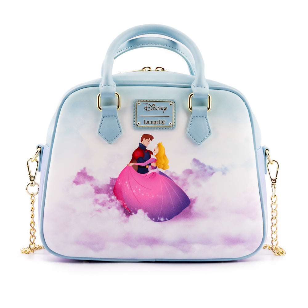 Sleeping Beauty Castle Crossbody Bag Back View-zoom