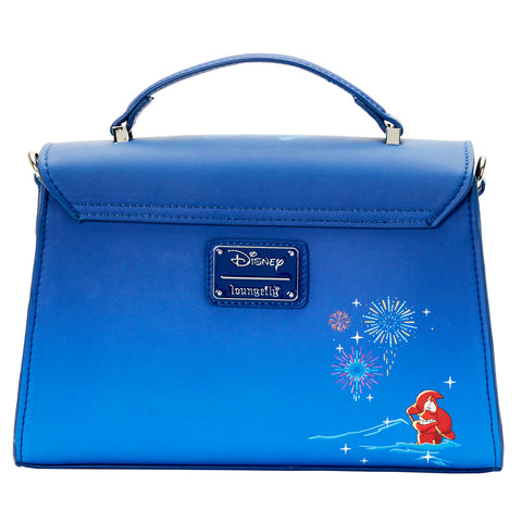 The Little Mermaid Ariel Fireworks Crossbody Bag Back View