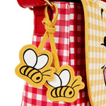 Winnie the Pooh Gingham Cosplay Crossbody Bag Closeup Bag Charm View