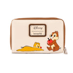 Disney Chip and Dale Sweet Treats Zip Around Wallet Back View