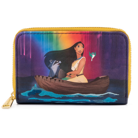 Pocahontas Just Around the Riverbend Zip Around Wallet Front View