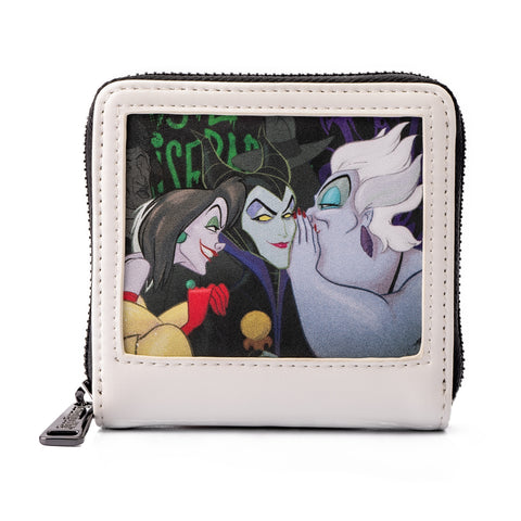 Villains Club Zip Around Wallet Front View