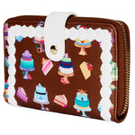 Disney Princess Cakes Zip Around Wallet Side View