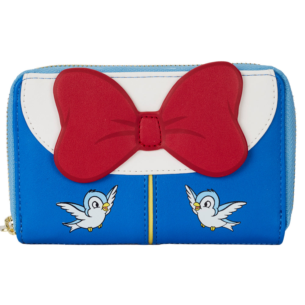 Snow White 85th Anniversary Cosplay Zip Around Wallet Front View-zoom