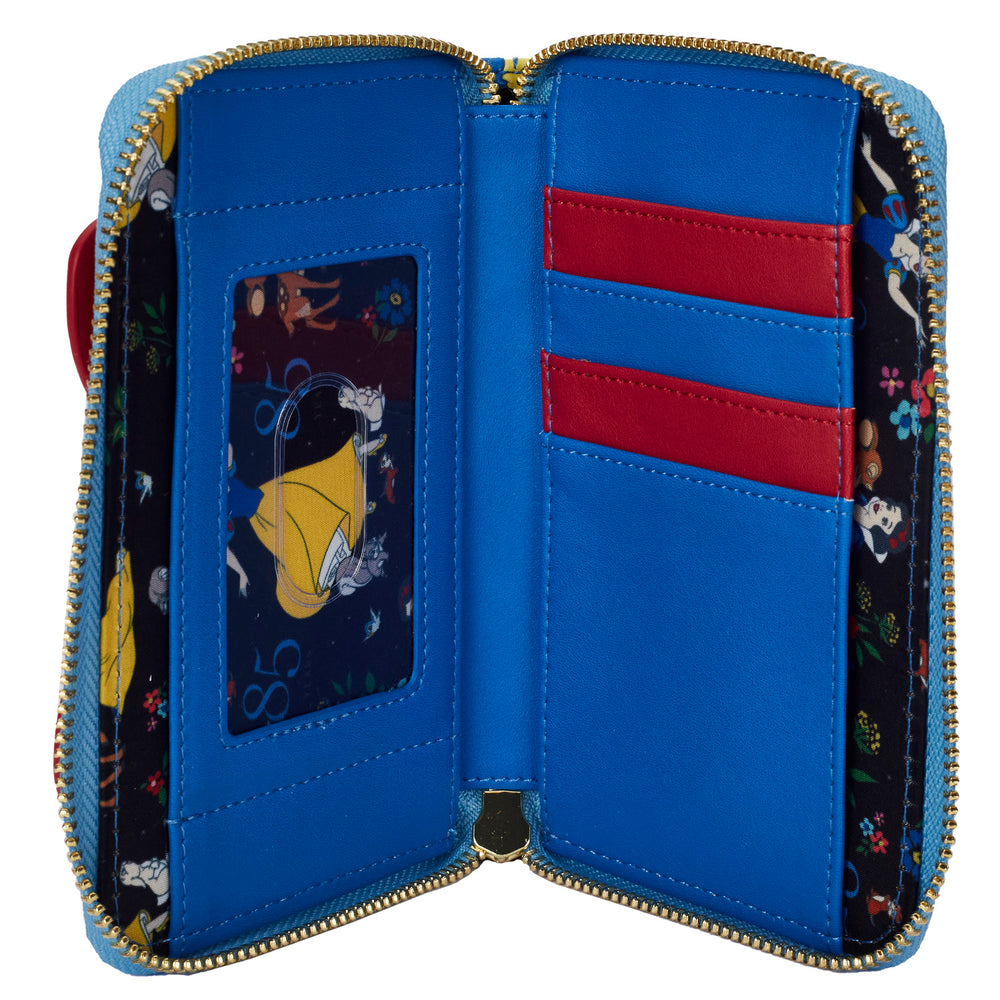 Snow White 85th Anniversary Cosplay Zip Around Wallet Inside View-zoom