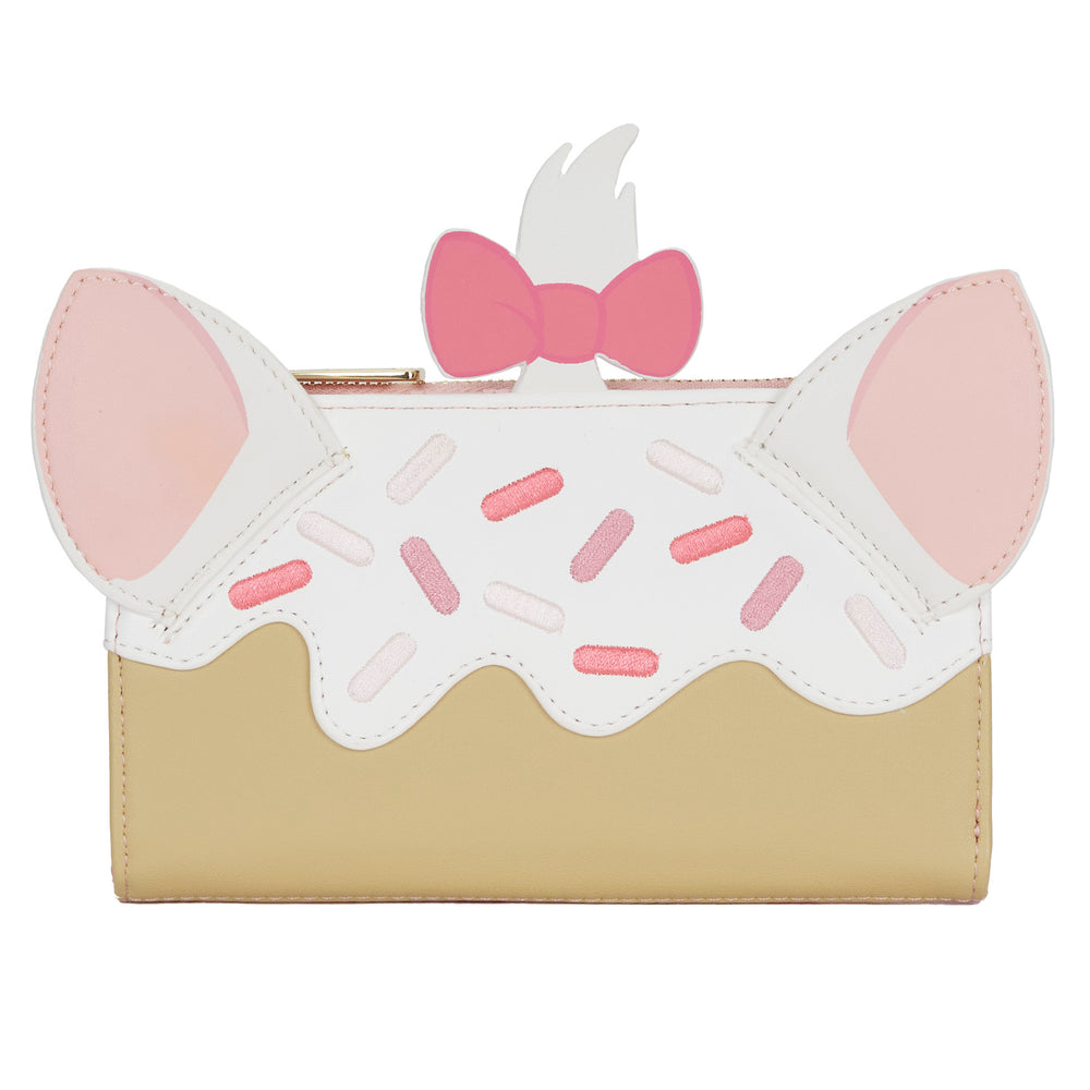 Marie Sprinkle Cupcake Cosplay Flap Wallet Front View-zoom