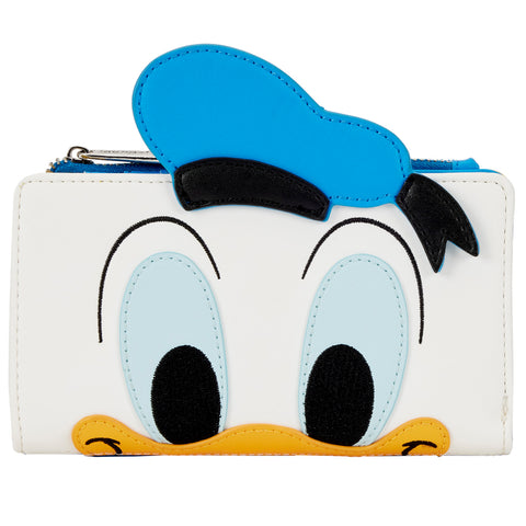 Donald Duck Cosplay Flap Wallet Front View