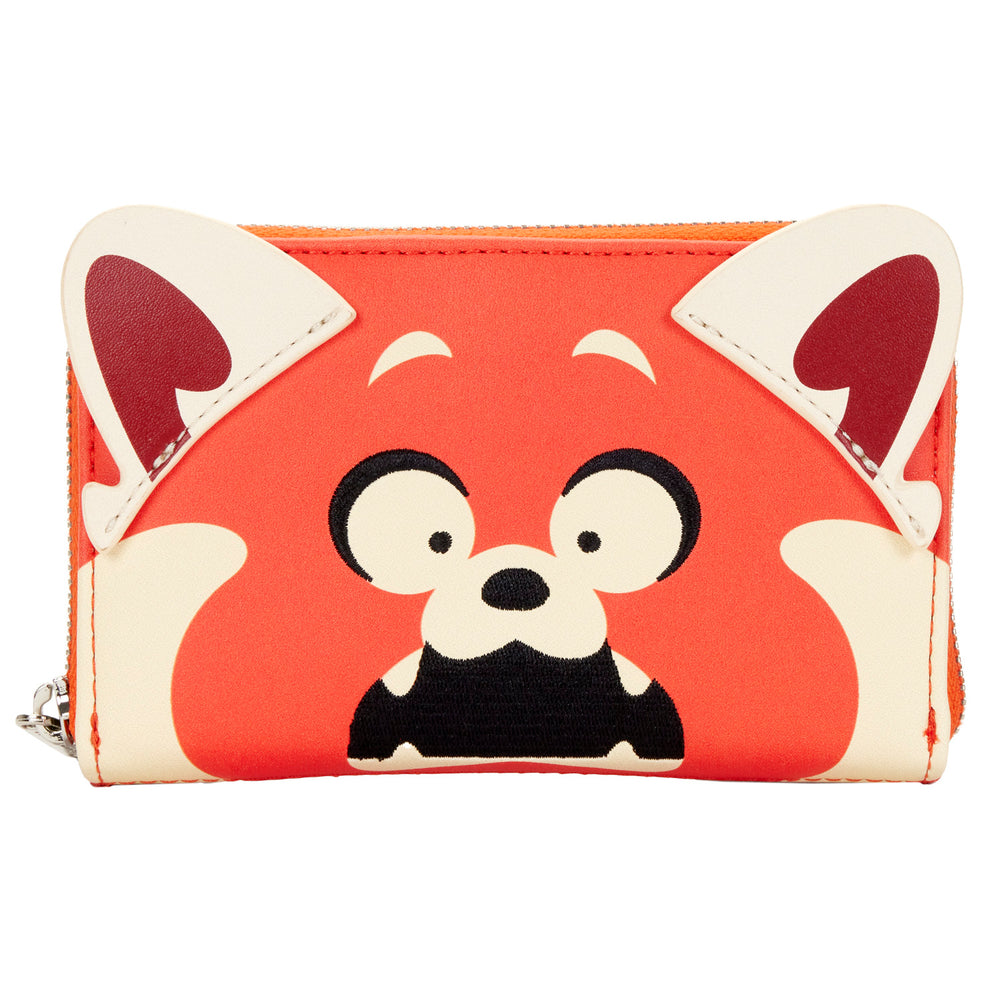 Turning Red Panda Cosplay Zip Around Wallet Front View-zoom