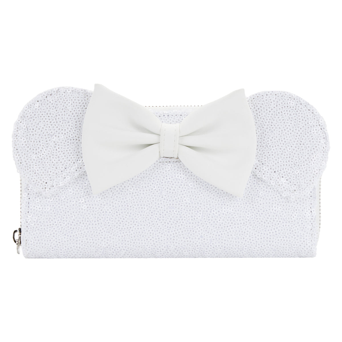 Minnie Mouse Sequin Wedding Zip Around Wallet