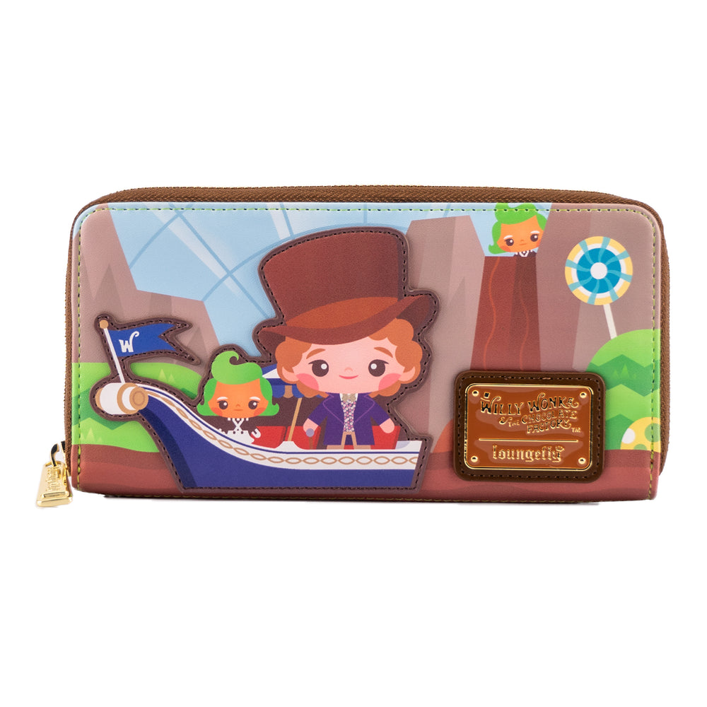 Willy Wonka & the Chocolate Factory 50th Anniversary Zip Around Wallet Back View-zoom